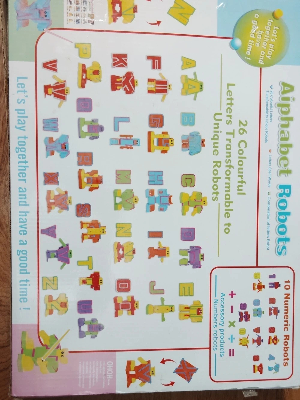 Alphabet Robots Transformable Letters Learning Toy Set Multicolor - Picture 3 of 6